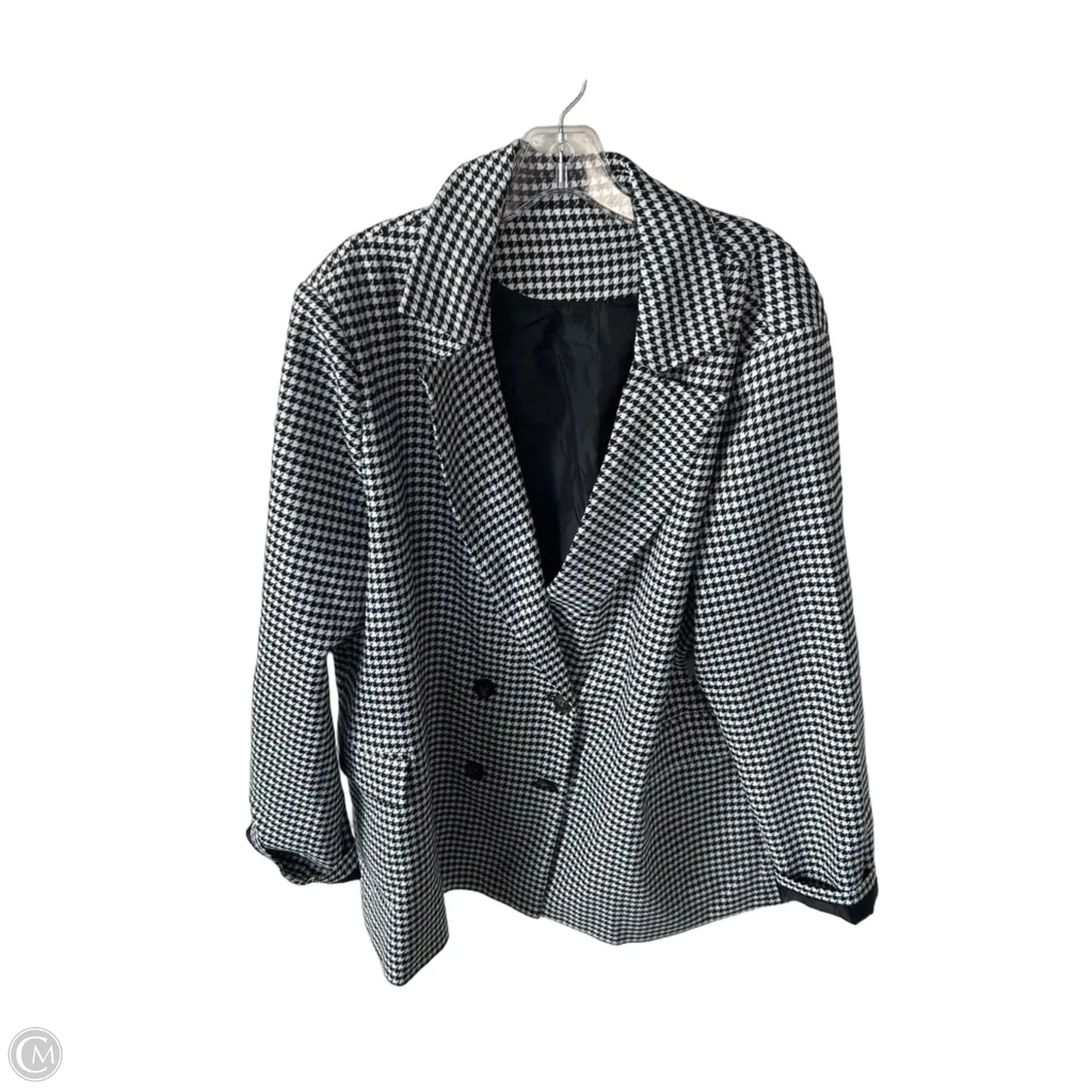 Blazer By Cme In Black & White, Size: Xxl
