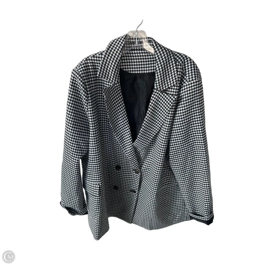Blazer By Cme In Black & White, Size: Xxl