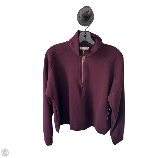 Sweatshirt Collar By Cable And Gauge In Maroon, Size: L