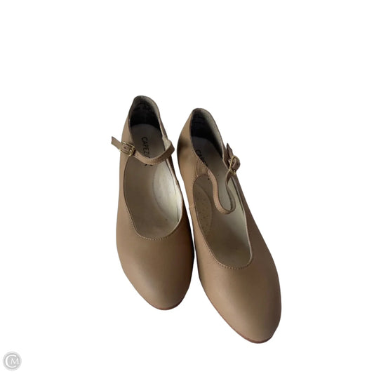 Shoes Heels Block By Capezio In Tan, Size: 6.5