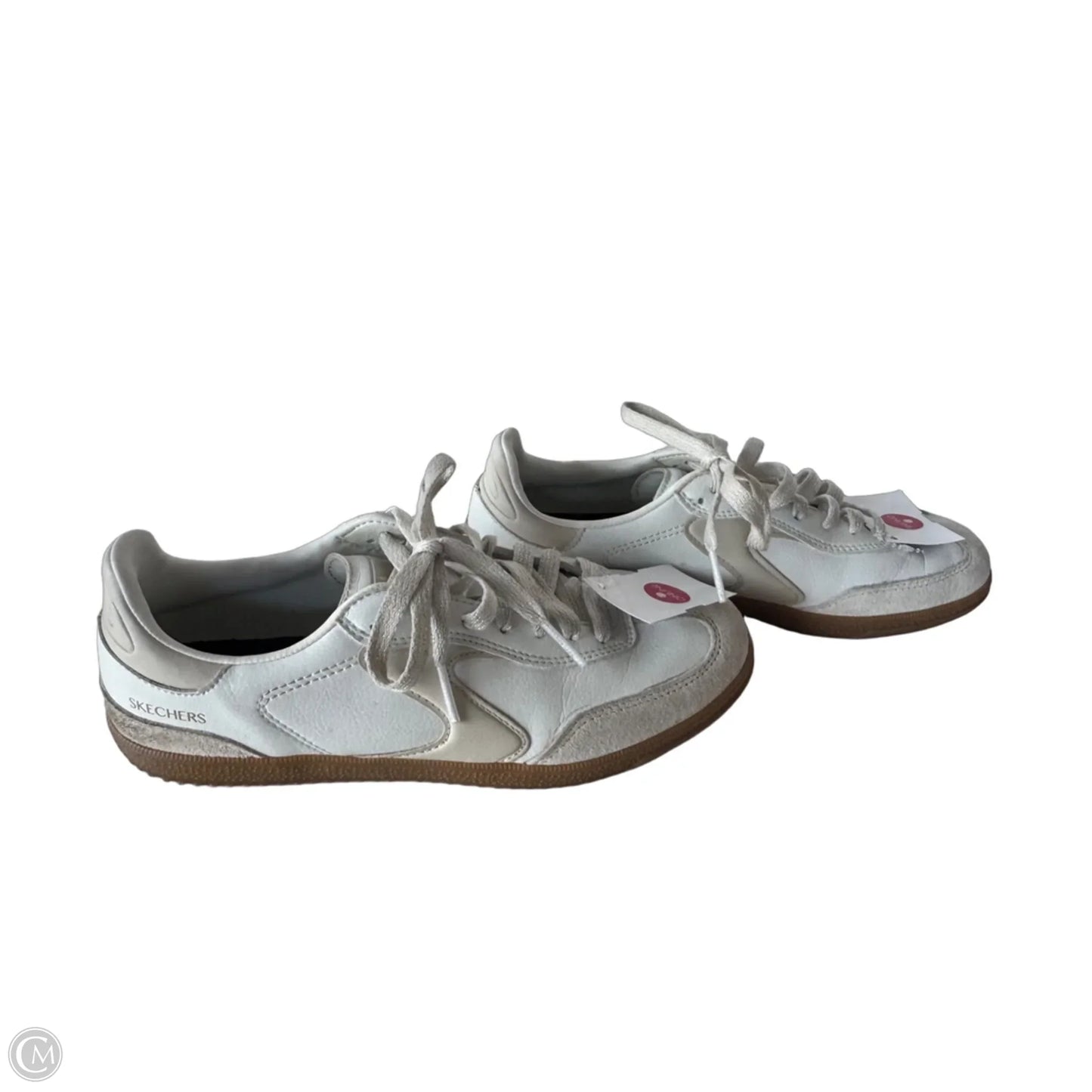 Shoes Sneakers By Skechers In Cream & White, Size: 6.5