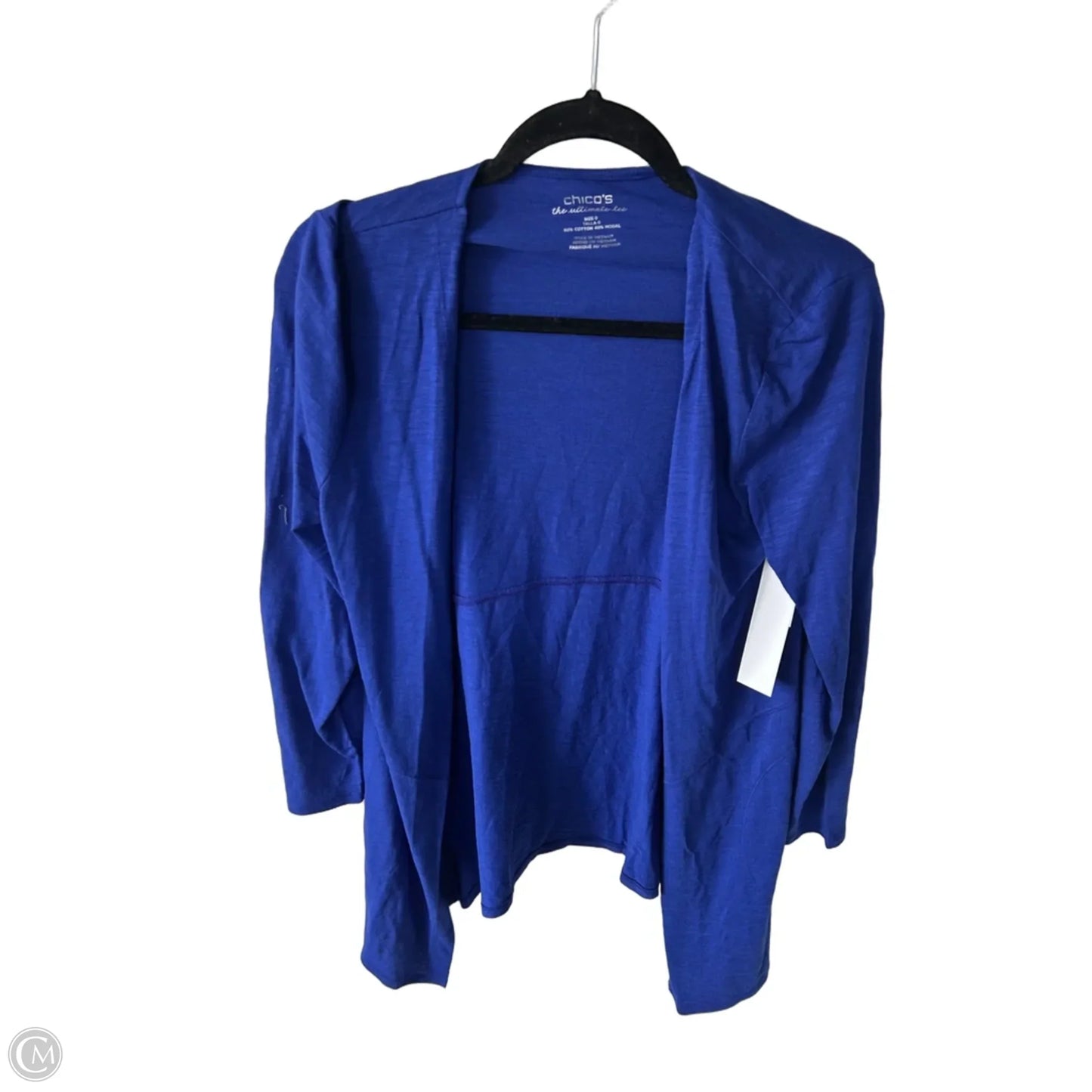 Cardigan By Chicos In Blue, Size: S