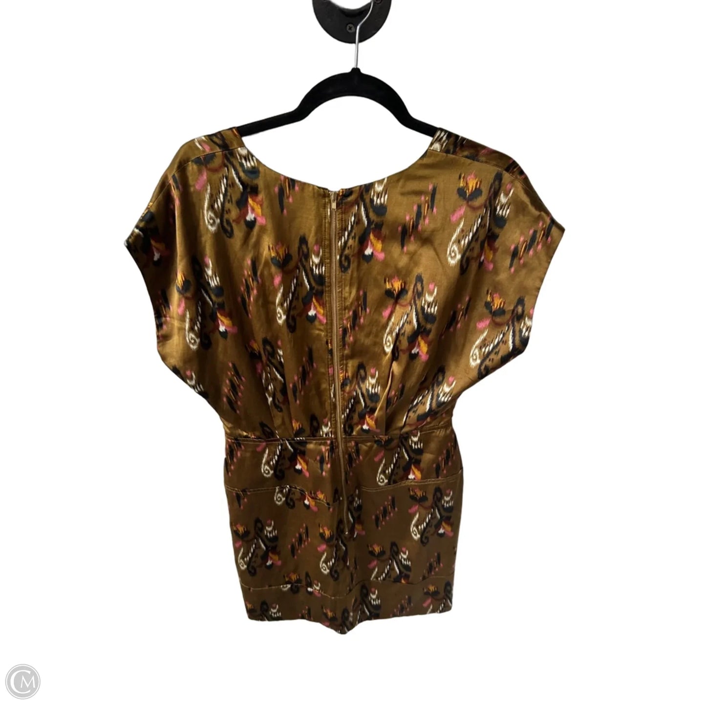 Dress Work By French Connection In Green & Pink, Size: S