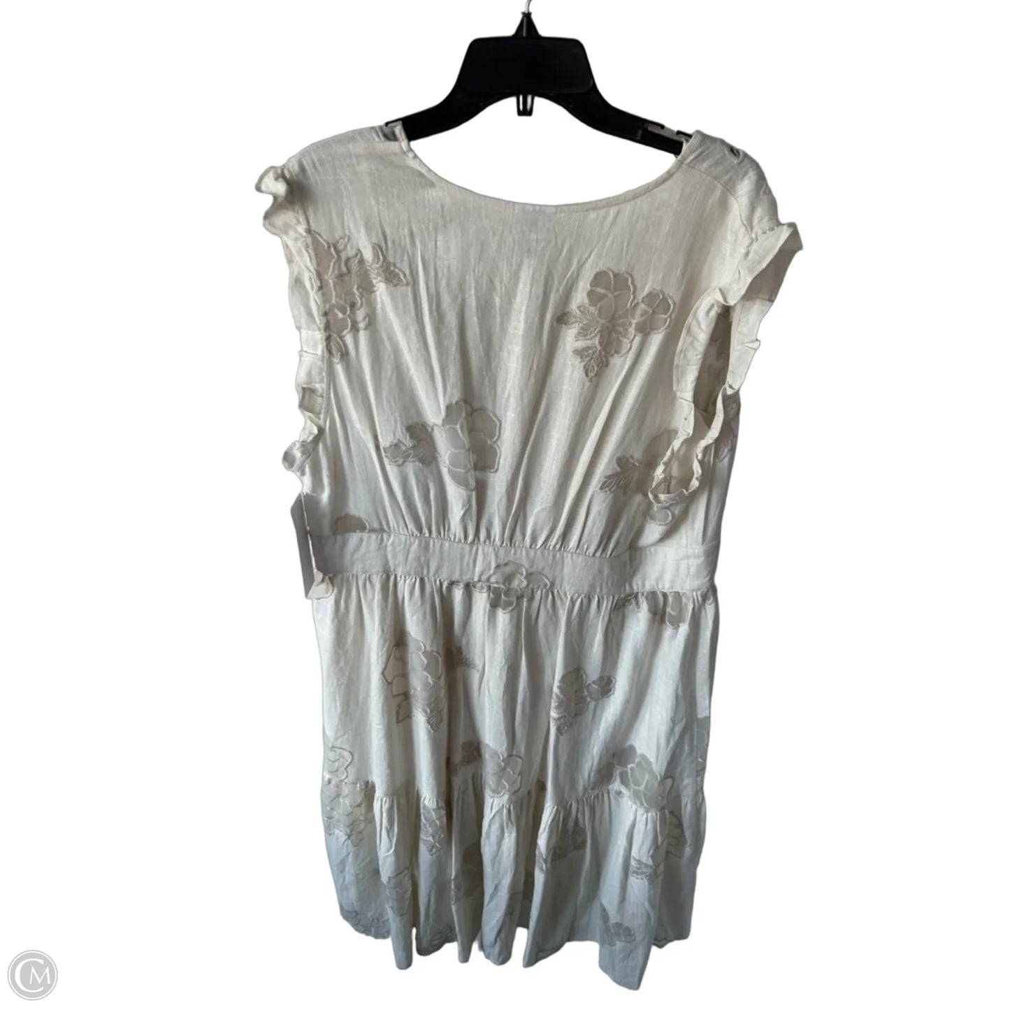Dress Casual Midi By Cabi In Cream, Size: Xl