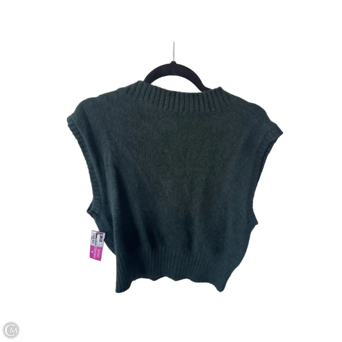 Vest Sweater By Jessica Simpson In Green, Size: M