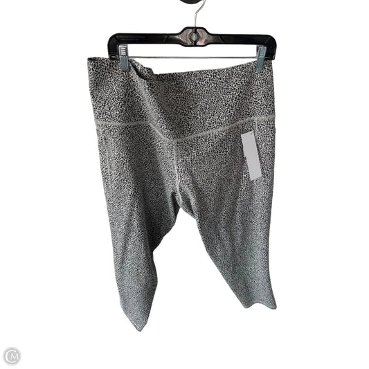 Athletic Leggings Capris By Athleta In Black & White, Size: 2x