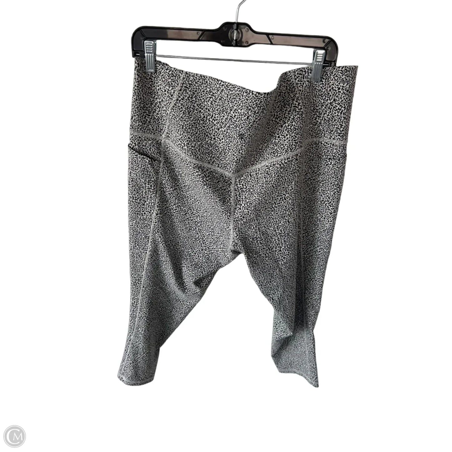 Athletic Leggings Capris By Athleta In Black & White, Size: 2x