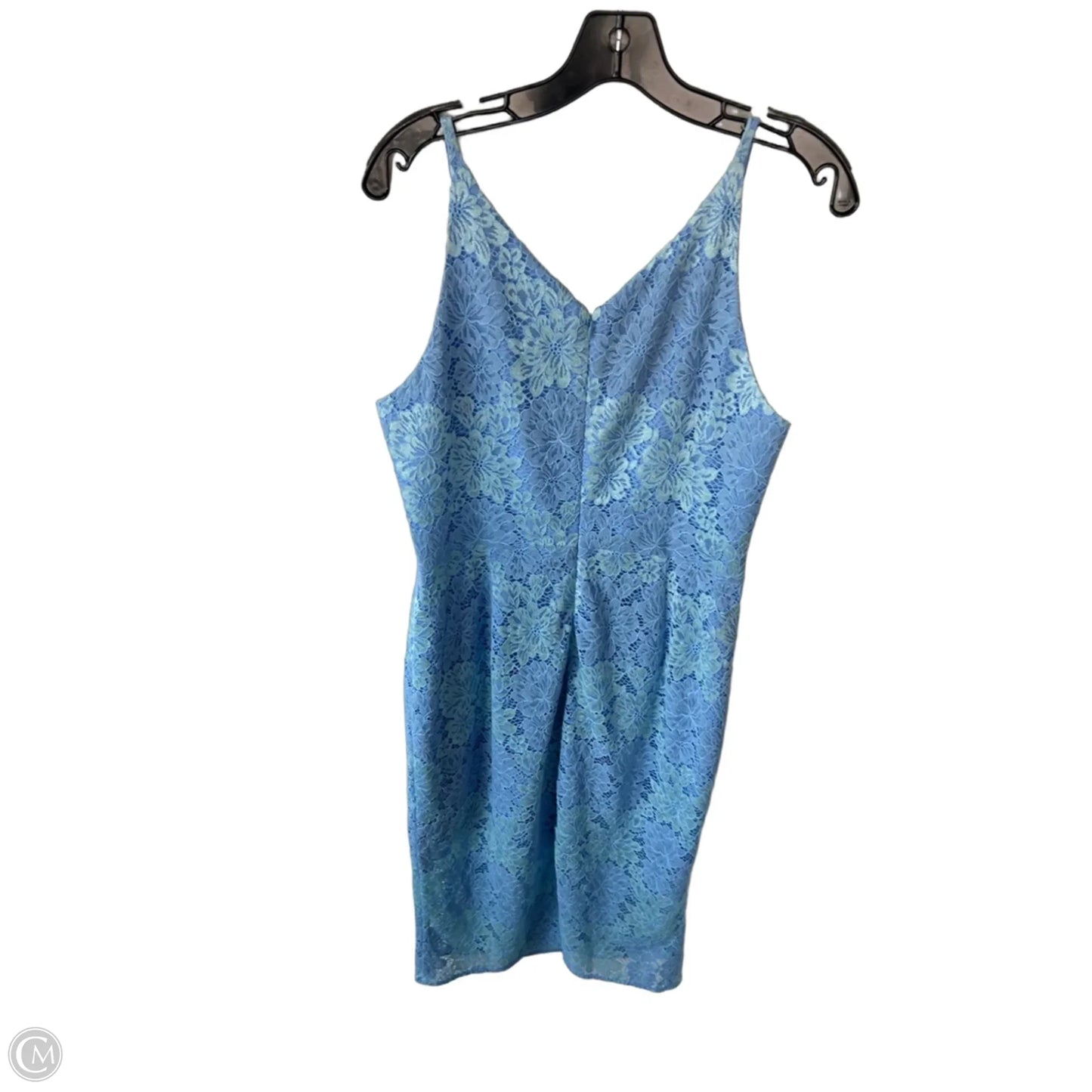 Dress Party Midi By Dress The Population In Blue, Size: Xl