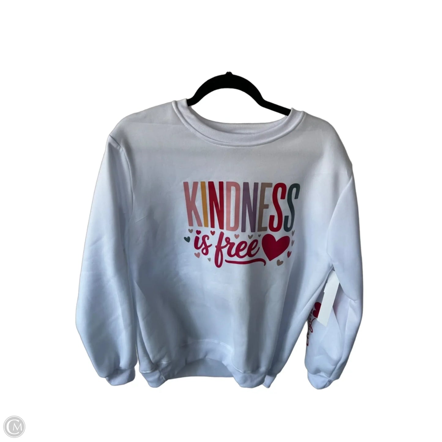 Sweatshirt Crewneck By Cme In White, Size: L