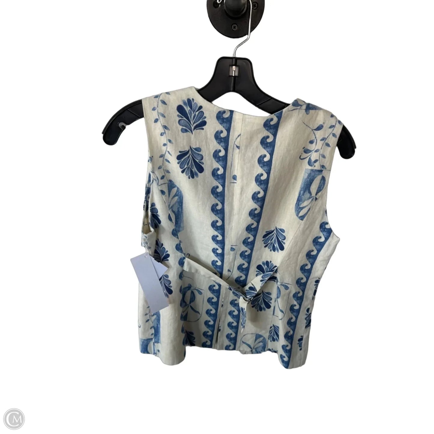 Vest Other By Rachel Zoe In Blue & Cream, Size: S