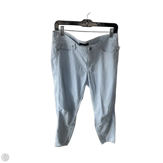 Jeans Skinny By Ann Taylor In Blue & White, Size: 8