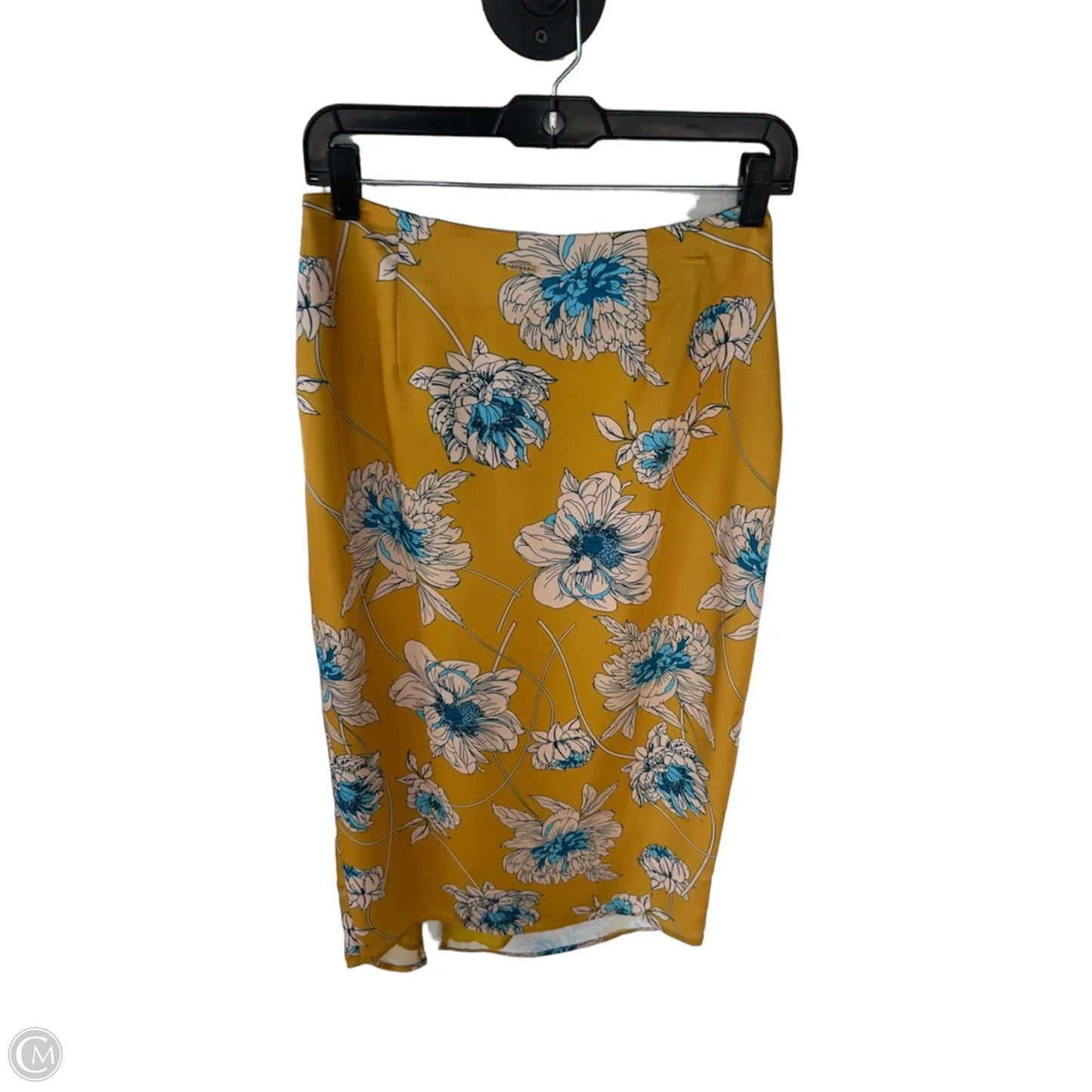 Skirt Midi By Guess In Gold & Tan, Size: S