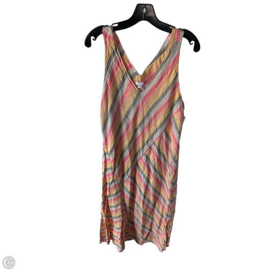 Dress Casual Maxi By J. Jill In Brown & Orange, Size: Xl