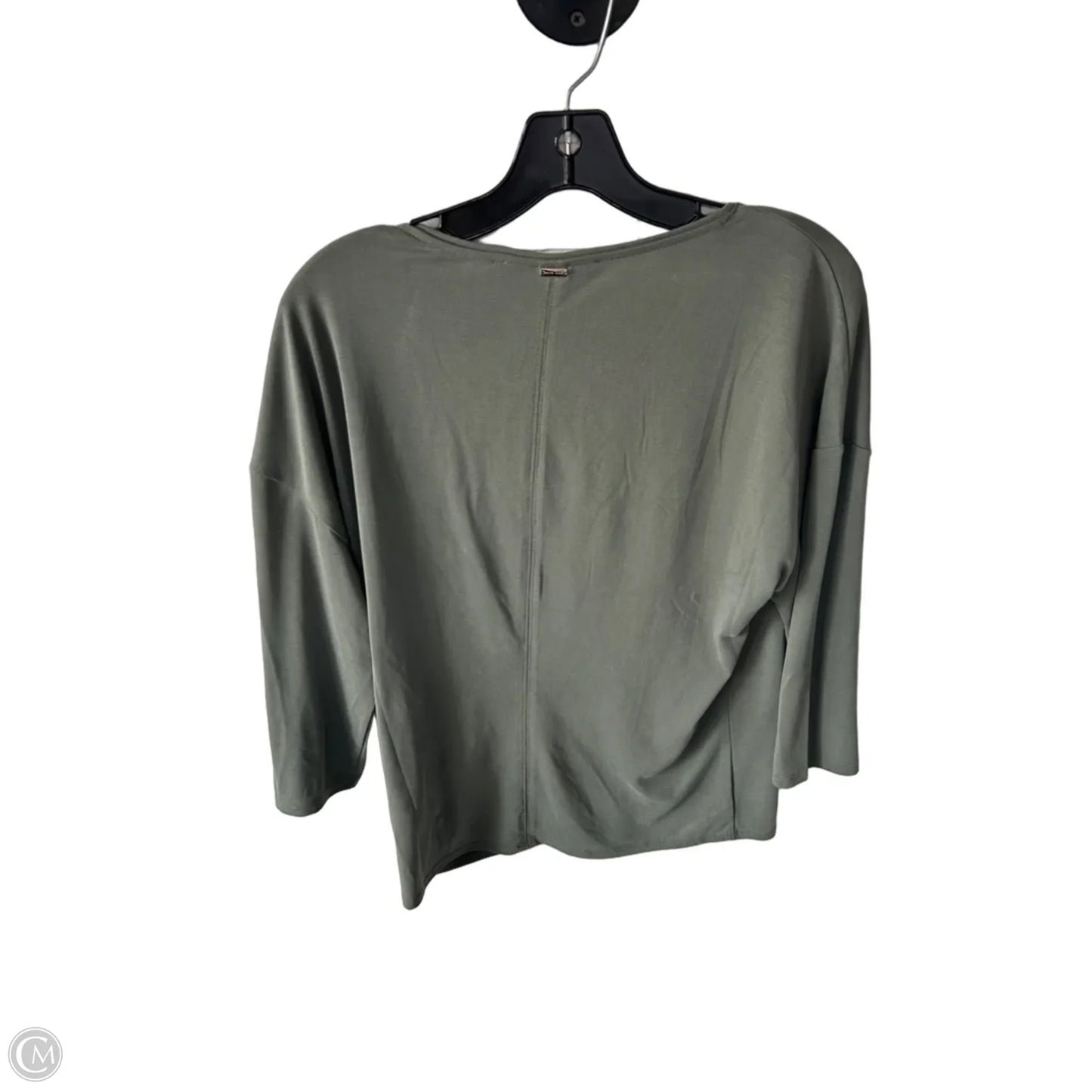 Top 3/4 Sleeve By White House Black Market In Green, Size: S