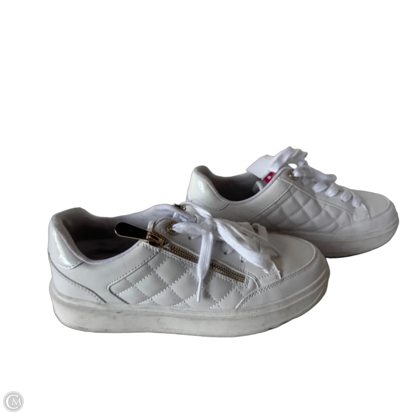 Shoes Sneakers Platform By Nine West In White, Size: 9