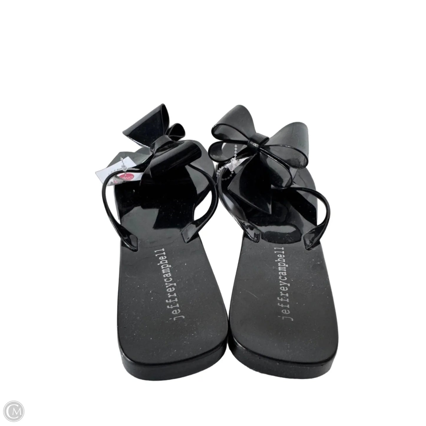 Sandals Flip Flops By Jeffrey Campbell In Black, Size: 9