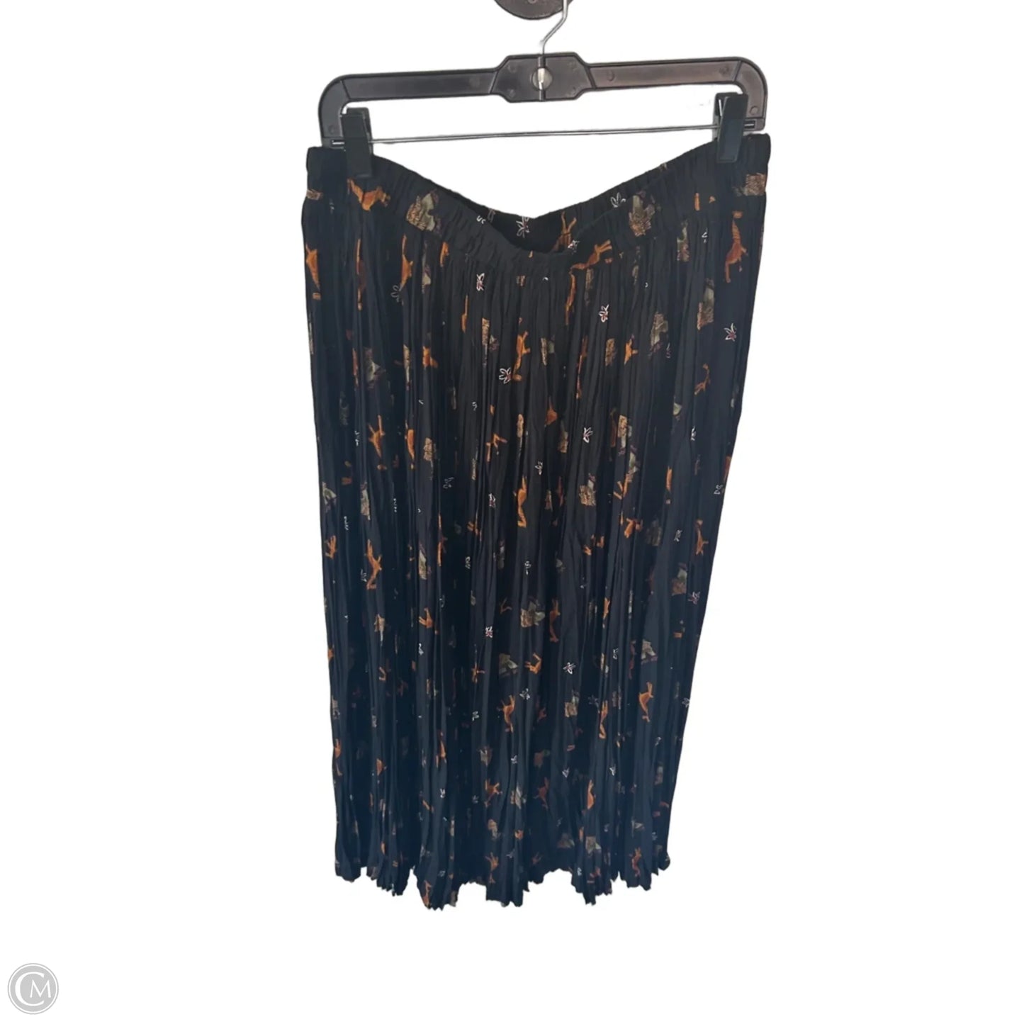 Skirt Maxi By Clothes Mentor In Black & Brown, Size: Xl