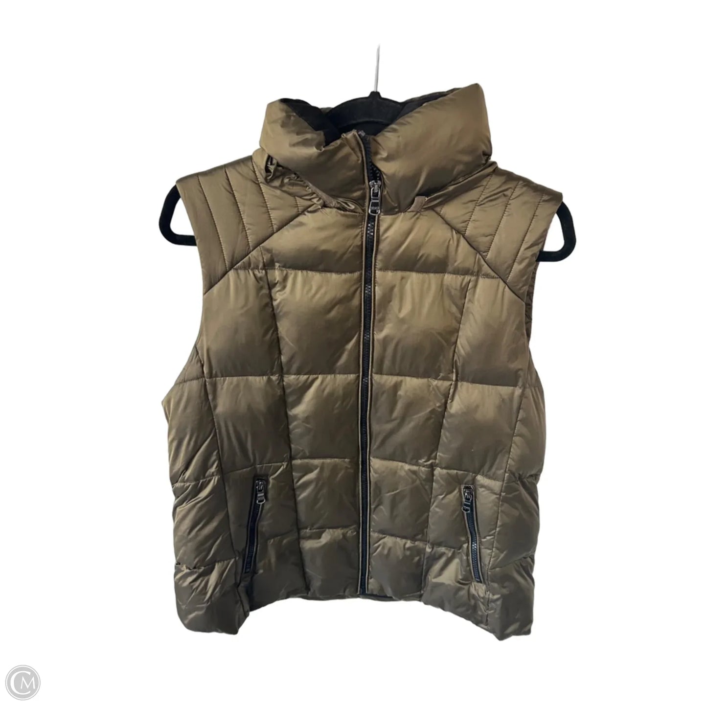 Vest Puffer & Quilted By Clothes Mentor In Green, Size: Xl