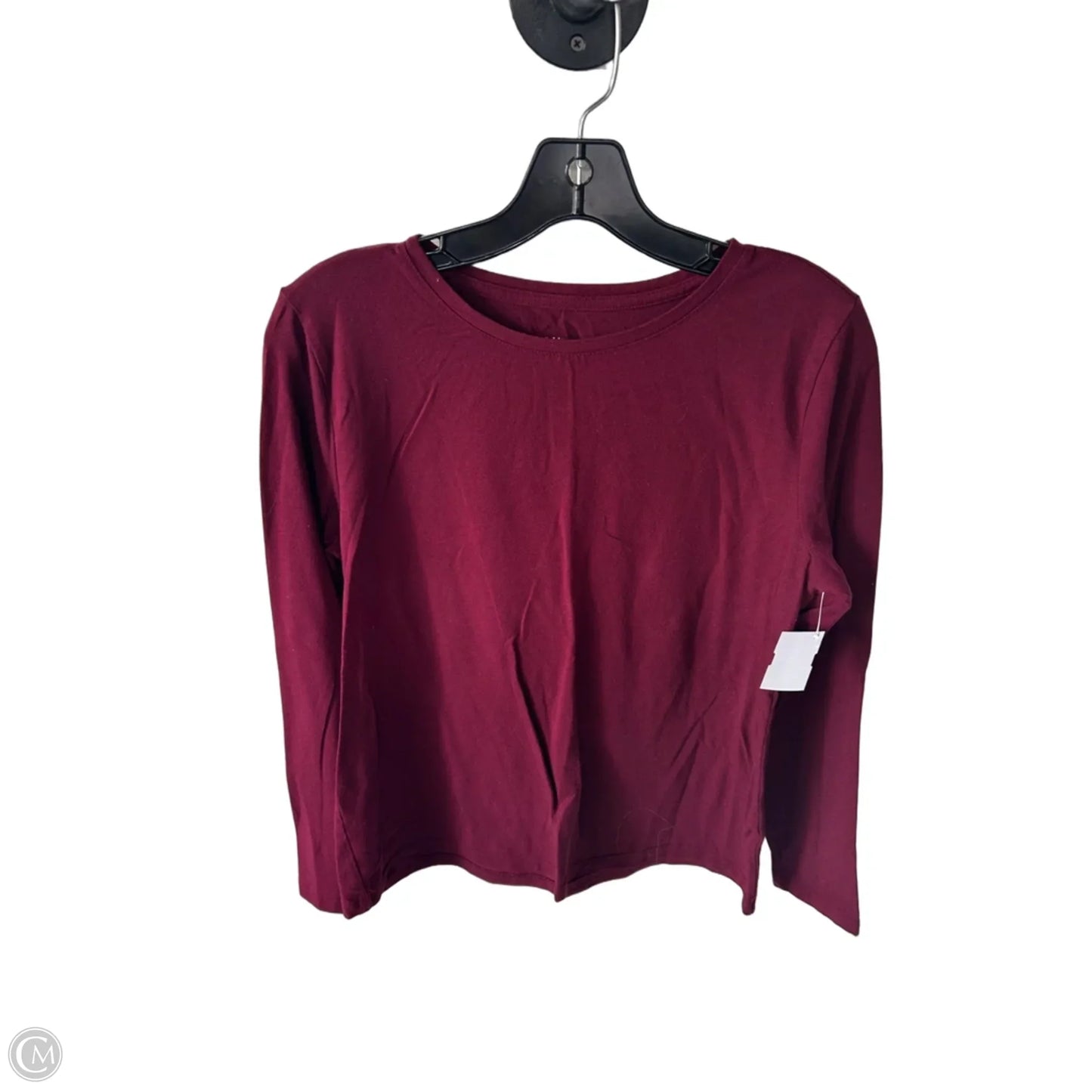 Top Long Sleeve Basic By Coldwater Creek In Red, Size: M