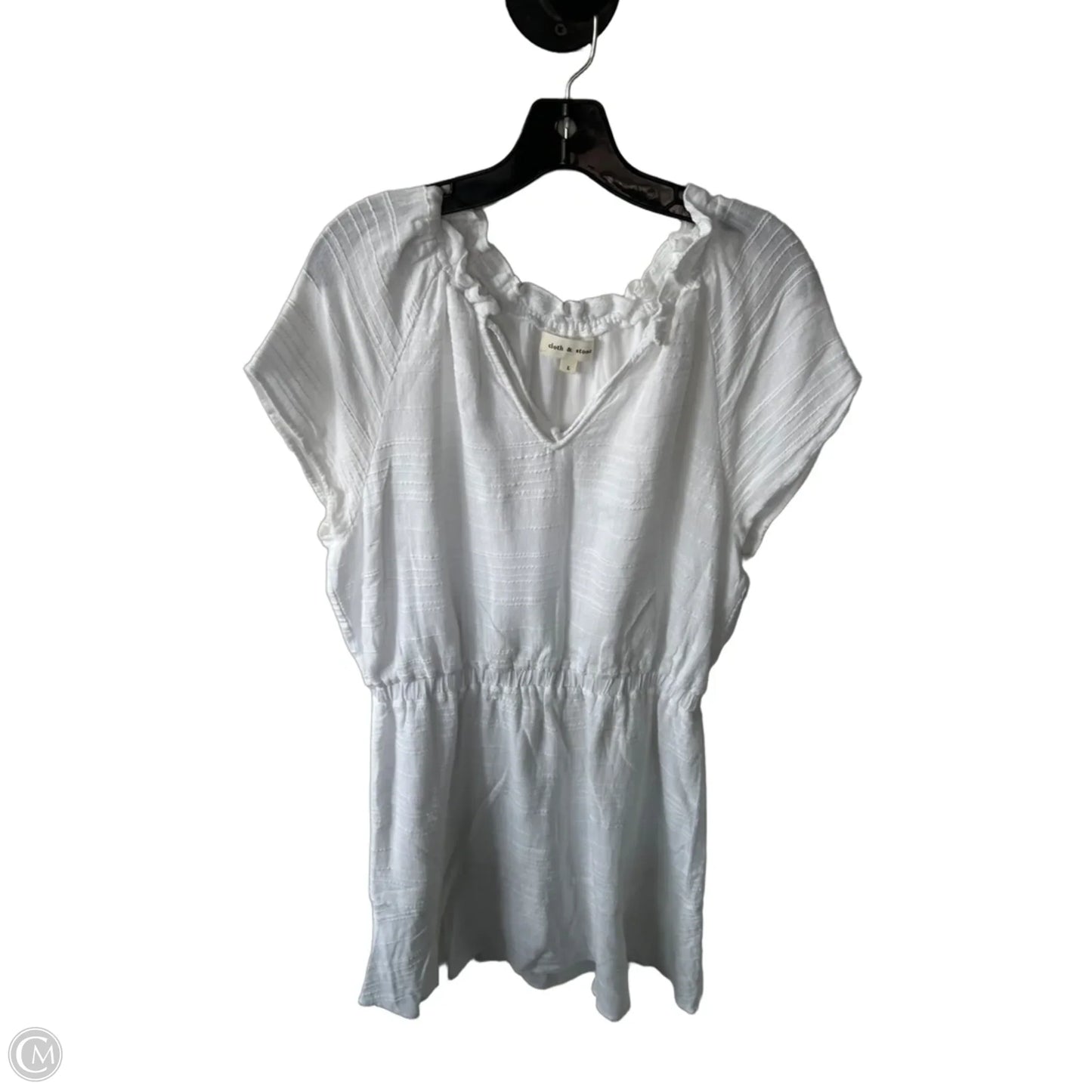 Dress Casual Midi By Cloth & Stone In White, Size: L