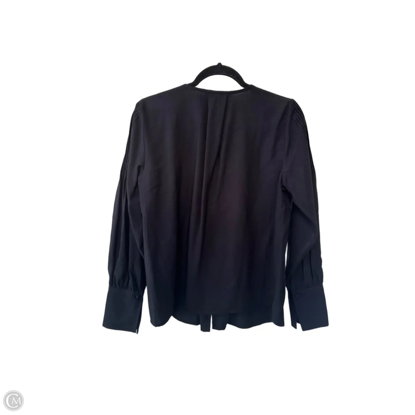 Blouse Long Sleeve By Simply Vera In Black, Size: M