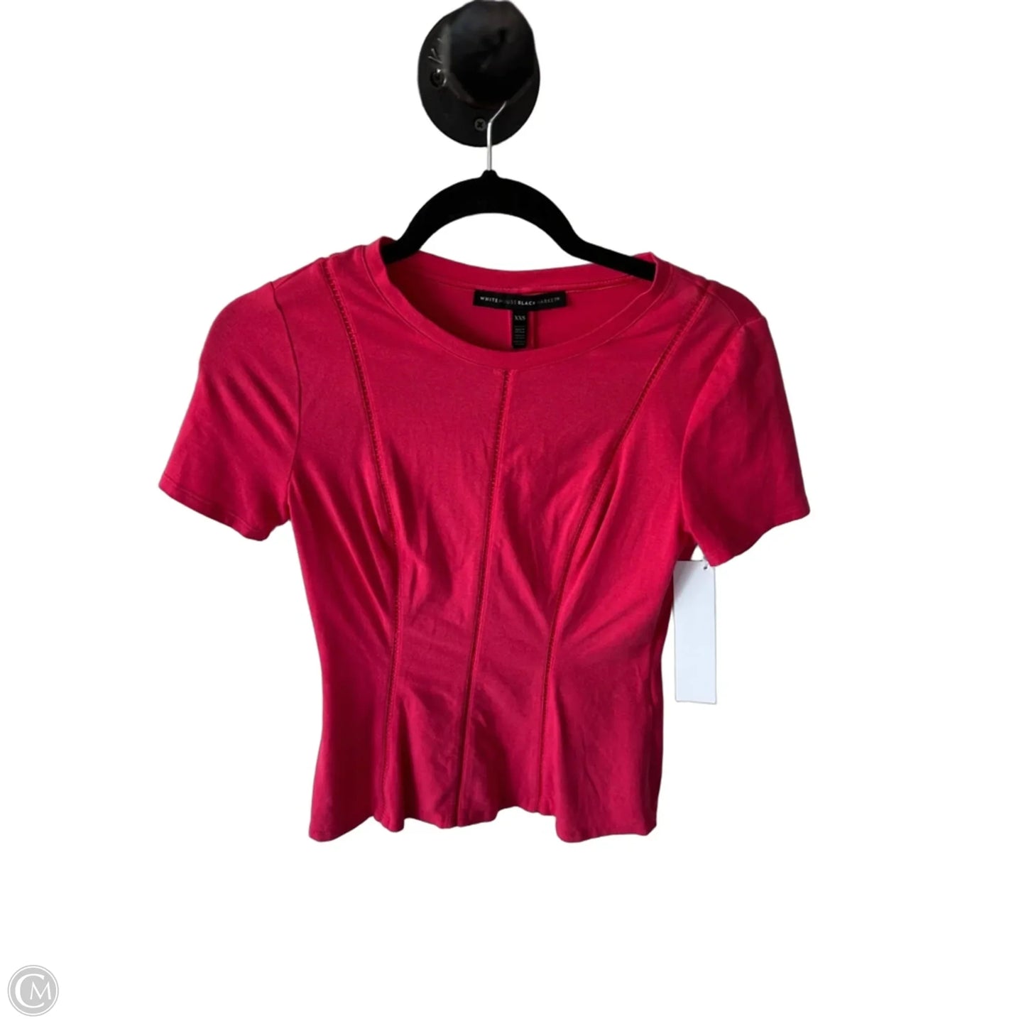 Top Short Sleeve By White House Black Market In Pink, Size: Xxs