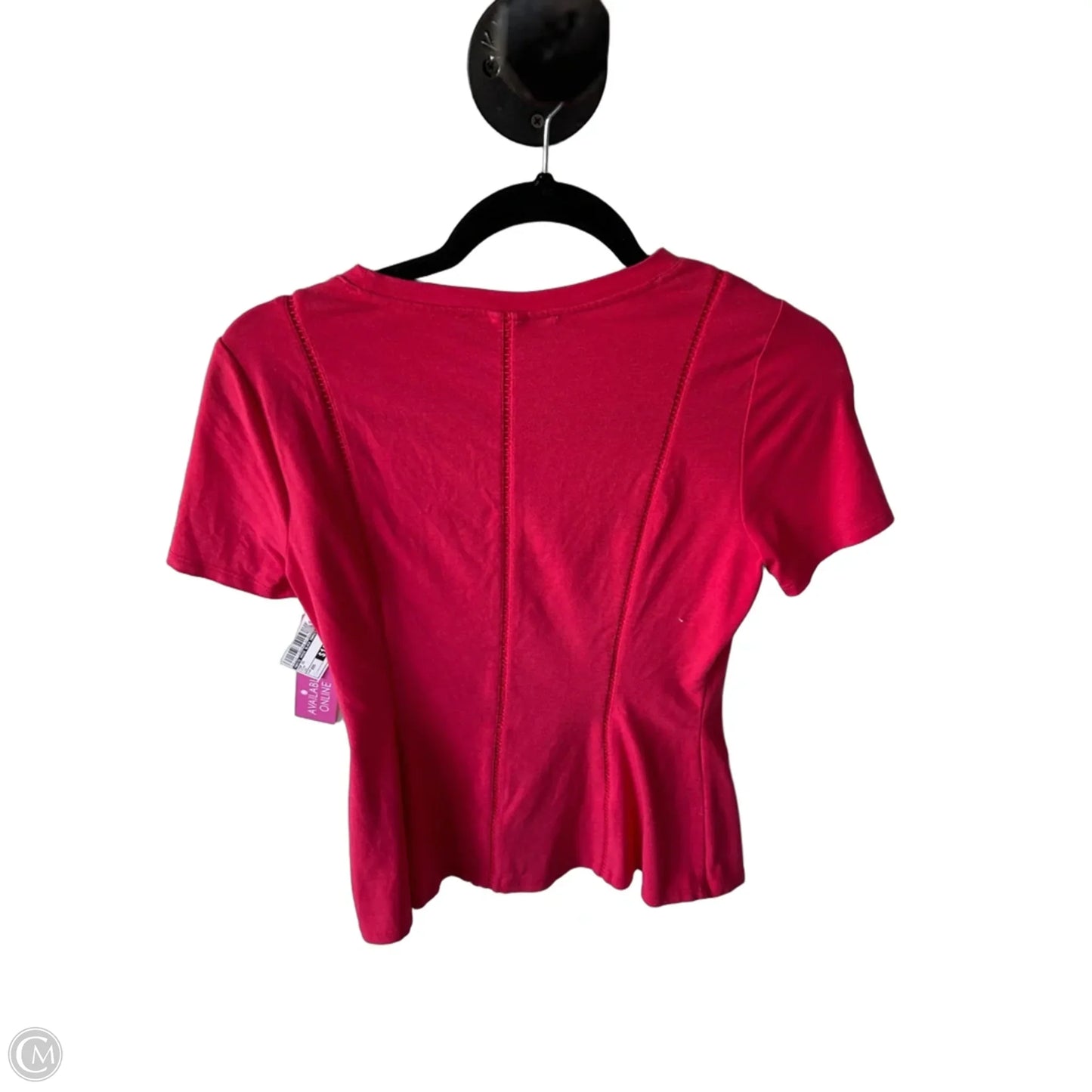 Top Short Sleeve By White House Black Market In Pink, Size: Xxs