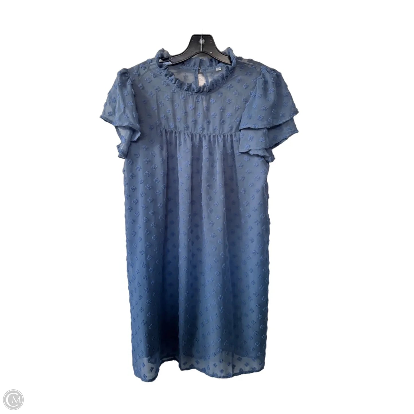 Dress Casual Short By Cme In Blue, Size: M