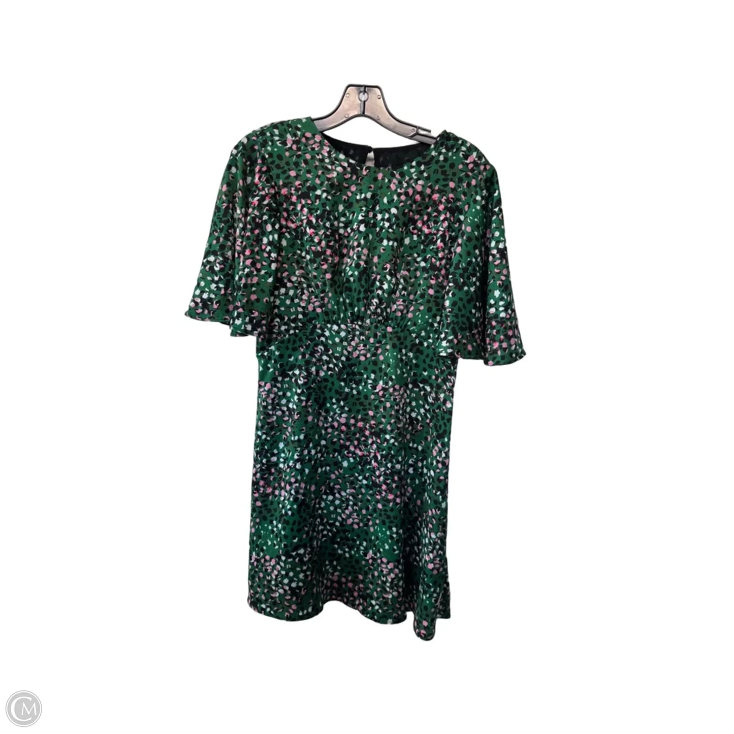 Dress Party Short By Top Shop In Green & White, Size: M