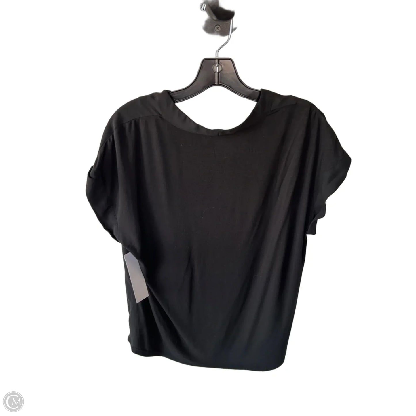 Top Short Sleeve By Pleione In Black, Size: S