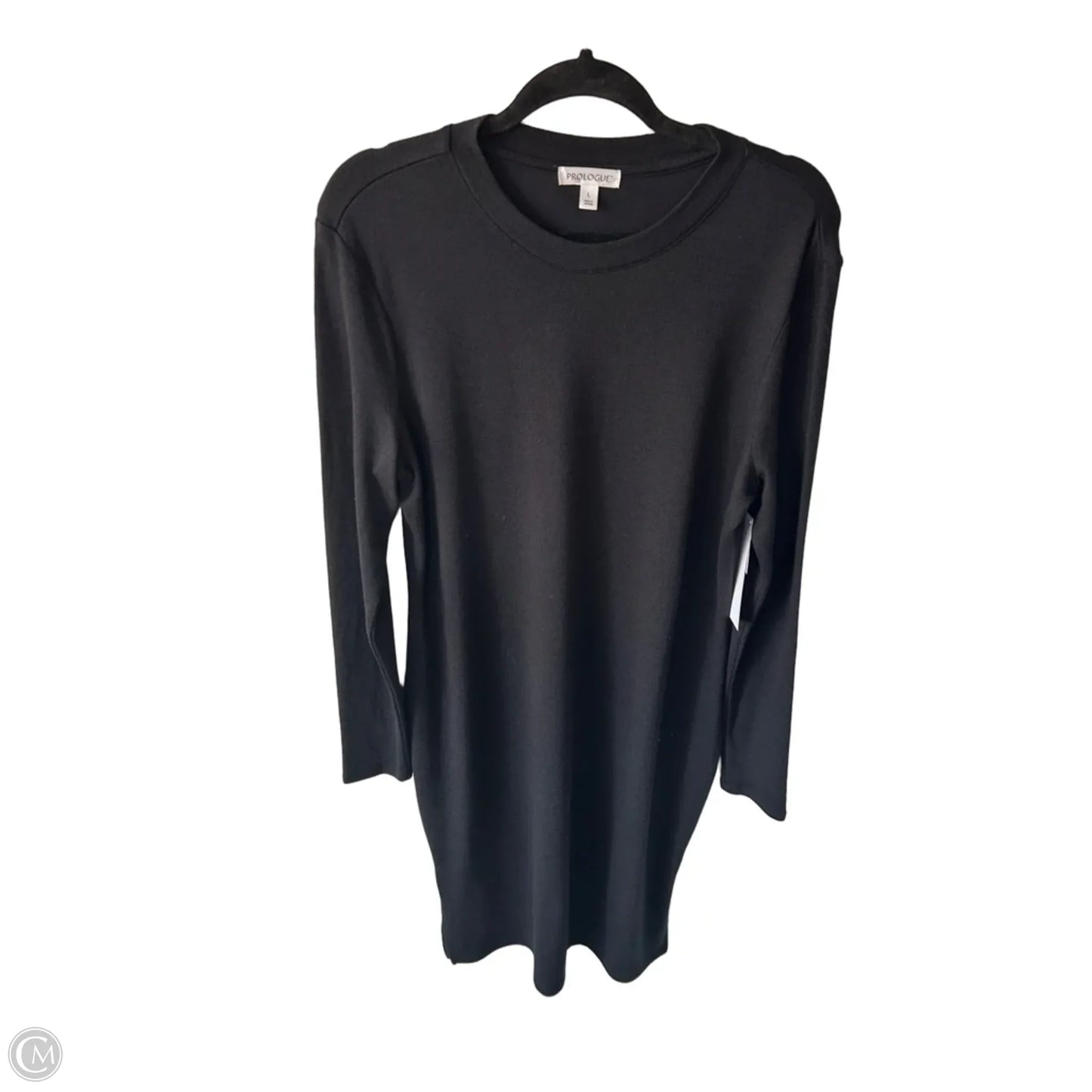 Dress Sweater By Prologue In Black, Size: L