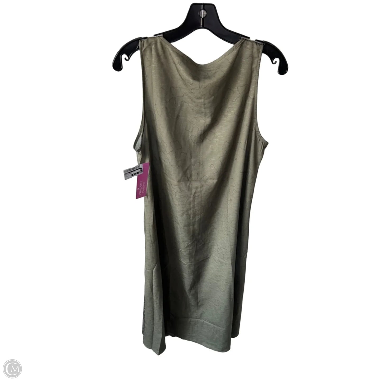 Dress Casual Maxi By Cme In Green & Purple, Size: L