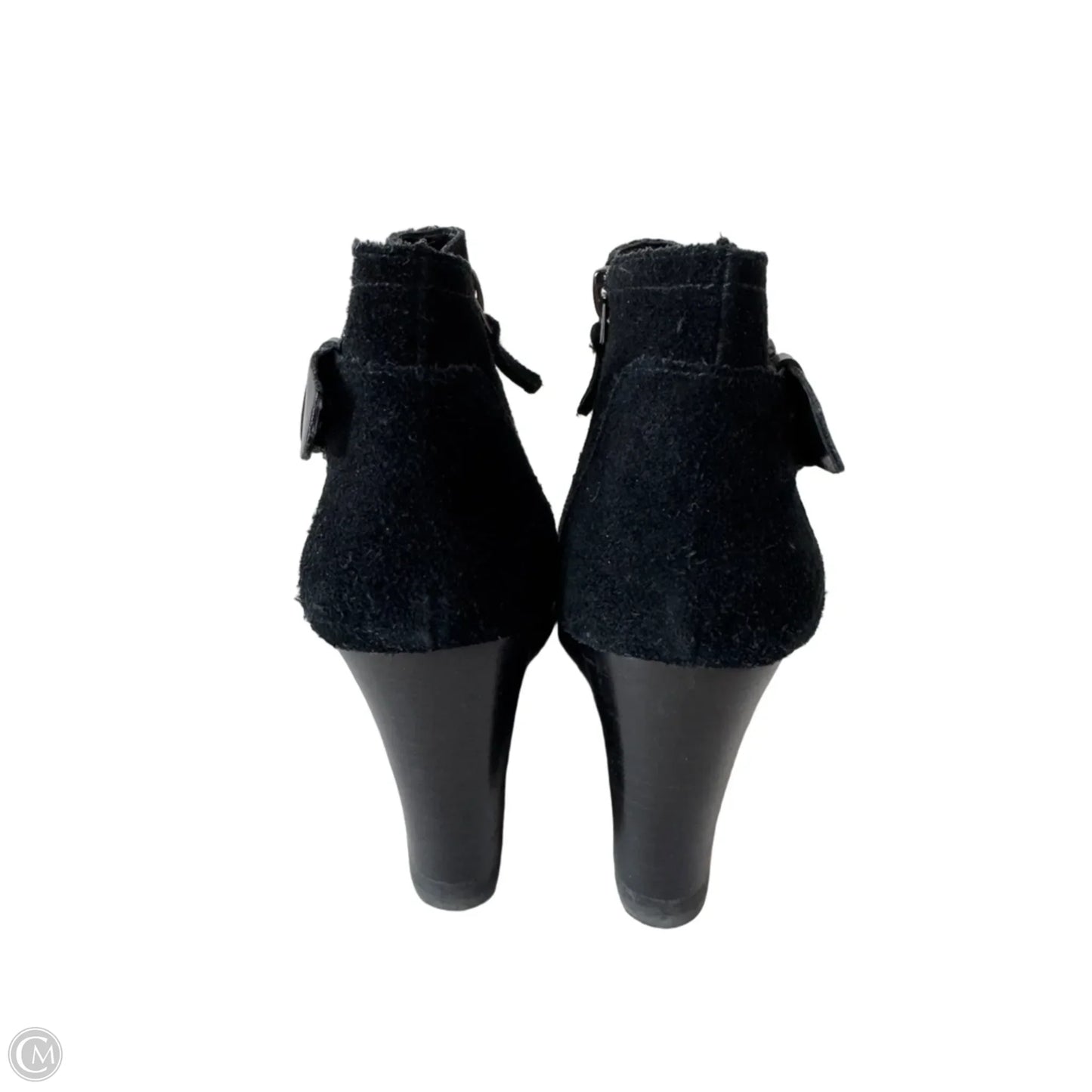 Boots Ankle Heels By Franco Sarto In Black, Size: 7