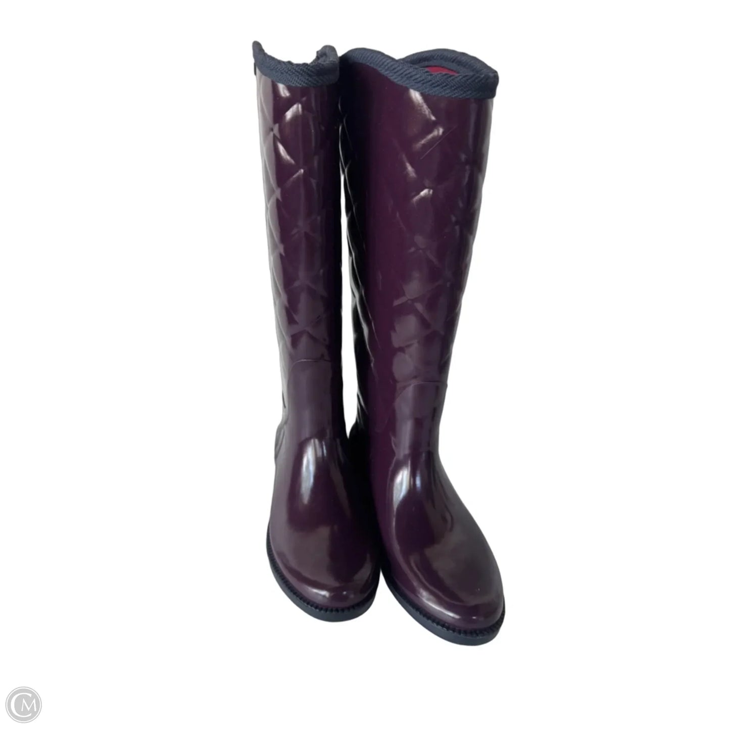 Boots Rain By Tommy Hilfiger In Purple, Size: 7