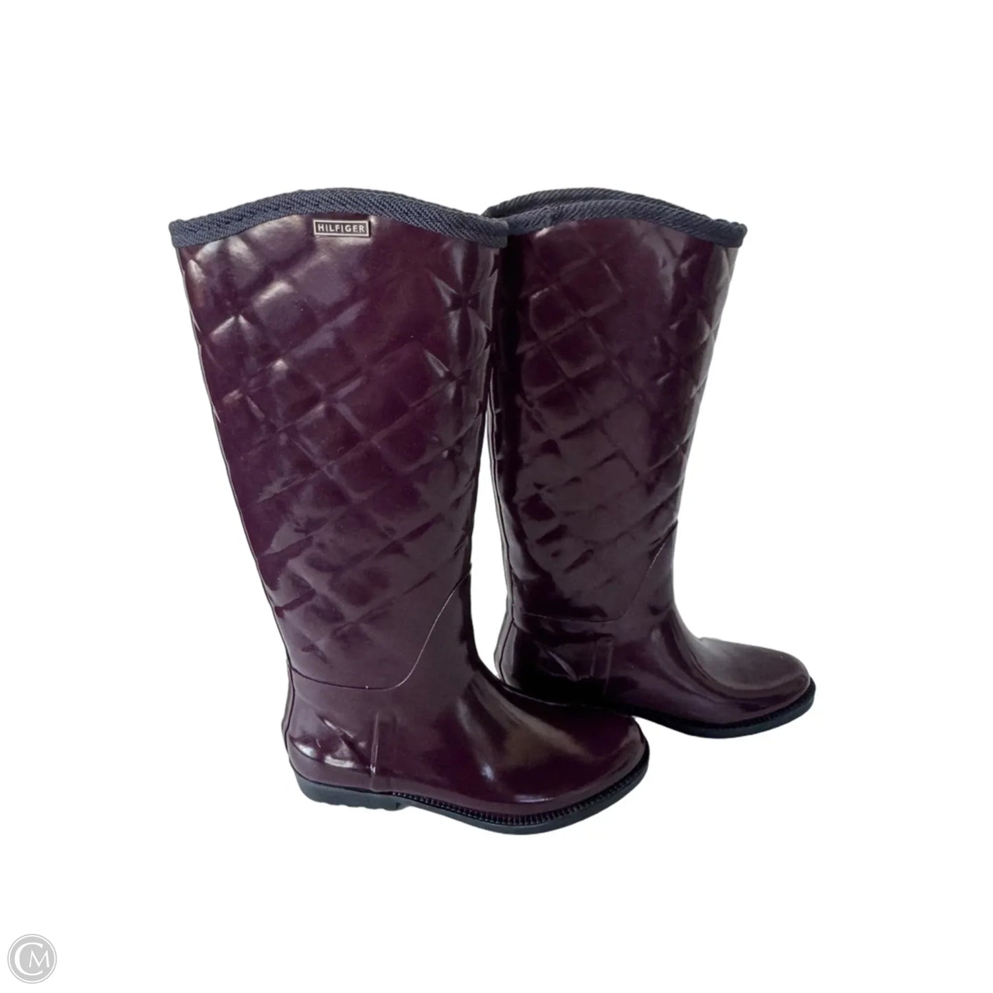 Boots Rain By Tommy Hilfiger In Purple, Size: 7