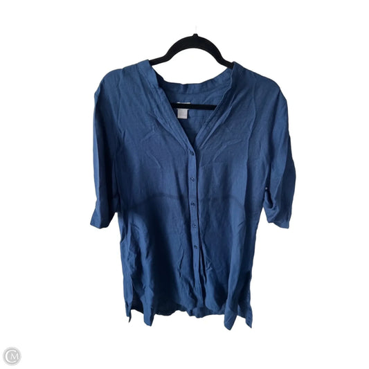 Dress Casual Short By Chicos In Blue, Size: L