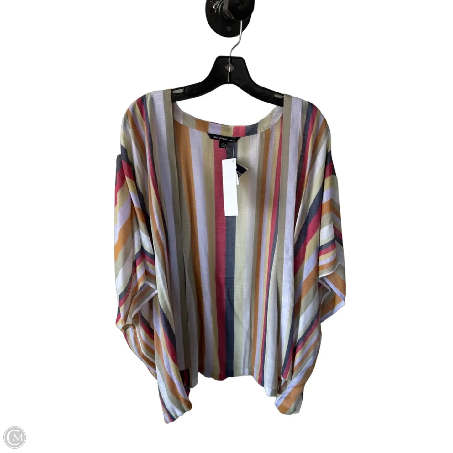Kimono By Zac And Rachel In Green & Red, Size: 2x