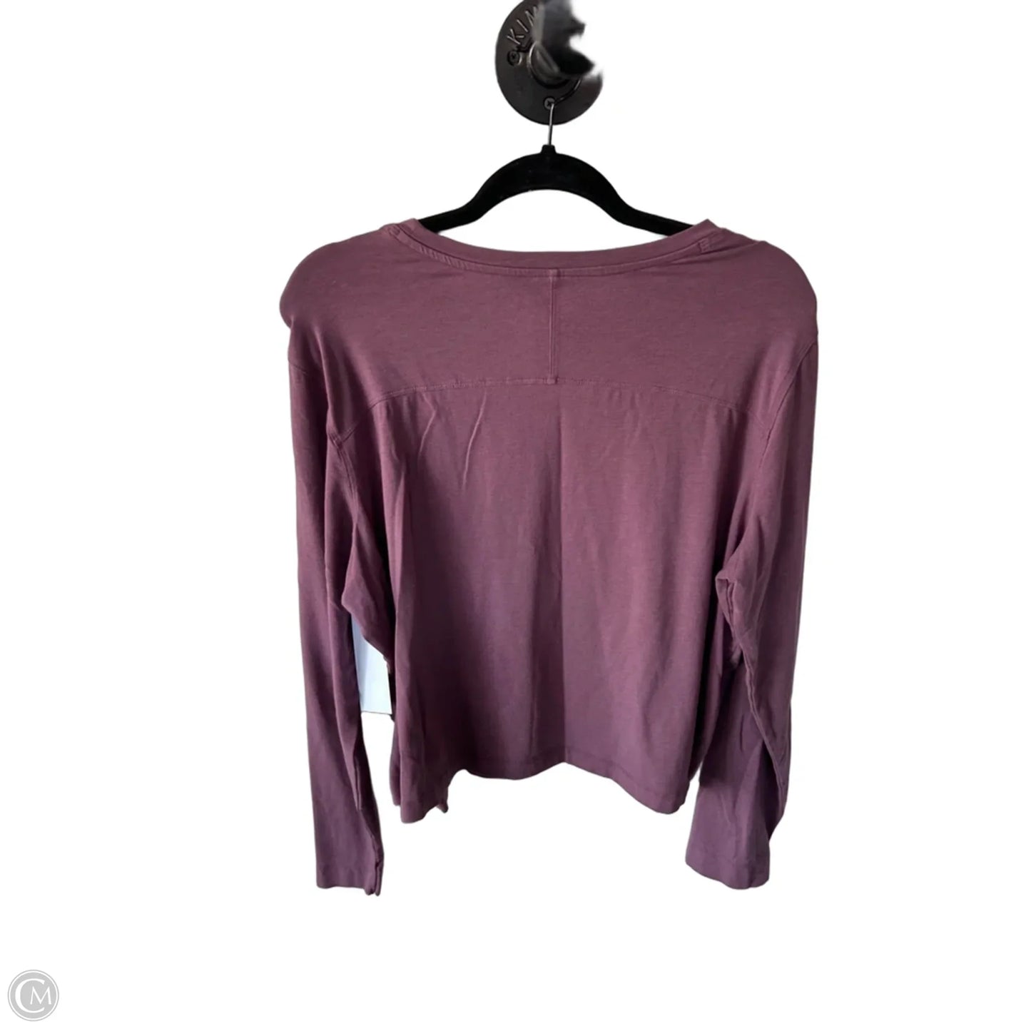 Athletic Top Long Sleeve Crewneck By Flx In Purple, Size: Xxl