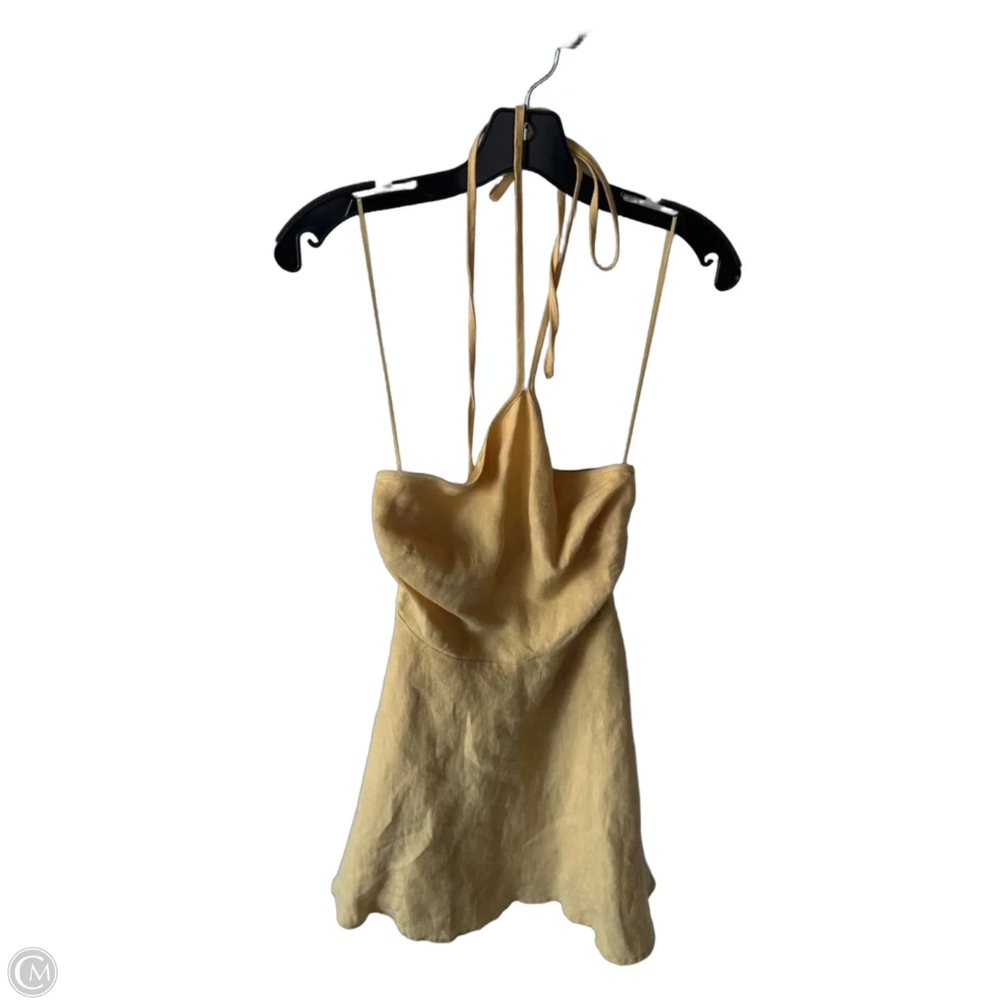 Dress Party Short By Clothes Mentor In Gold, Size: Xs