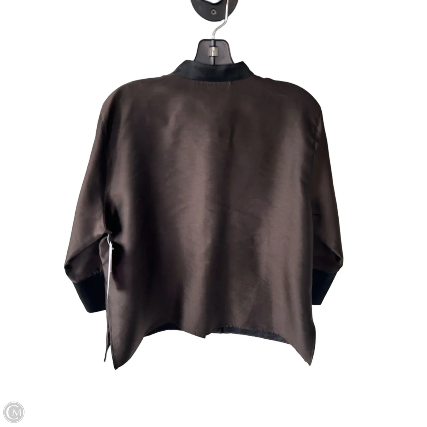 Jacket Shirt By Clothes Mentor In Black & Brown, Size: Xl