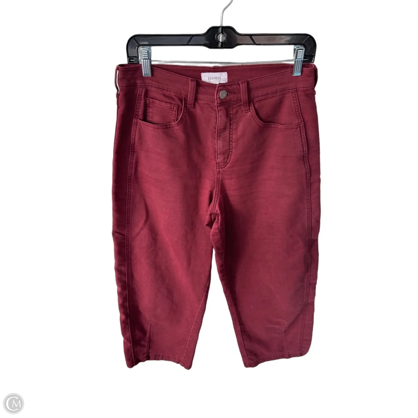 Jeans Wide Leg By Evereve In Red Denim, Size: 6