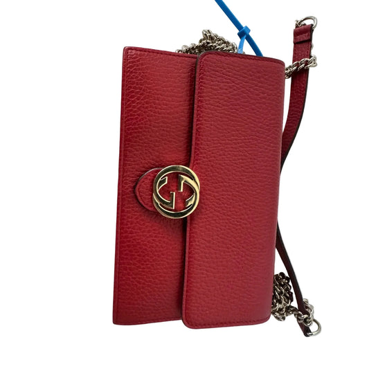 Wallet Luxury Designer By Gucci, Size: Large