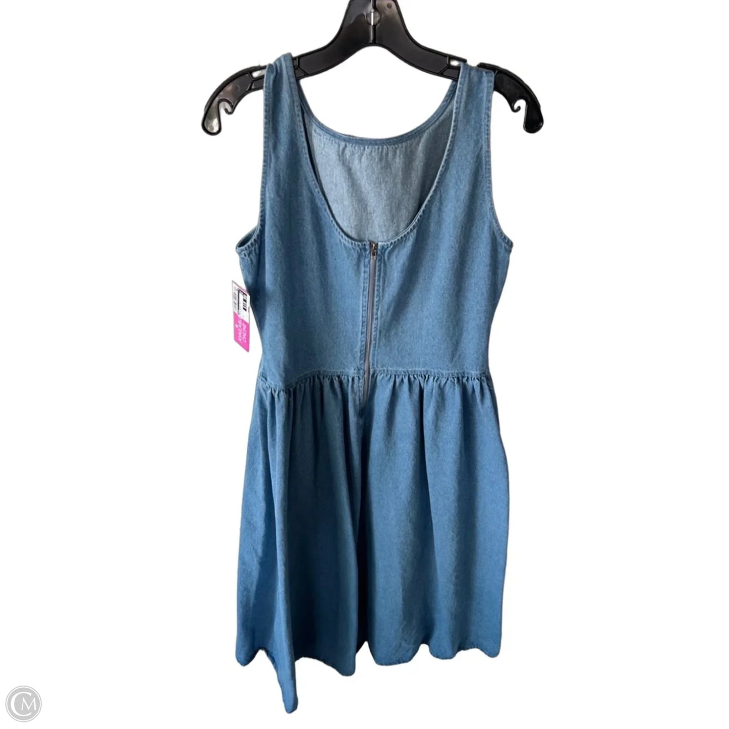Dress Casual Maxi By Wayf In Blue Denim, Size: L