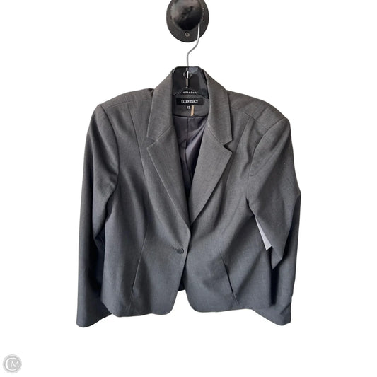 Blazer By Ellen Tracy In Grey, Size: L