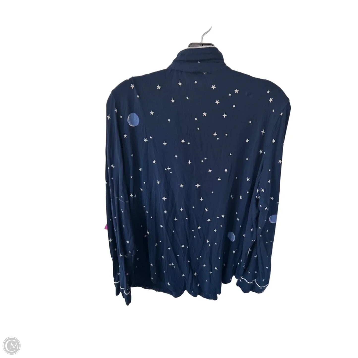 Pajamas 2pc By Victorias Secret In Blue & White, Size: L