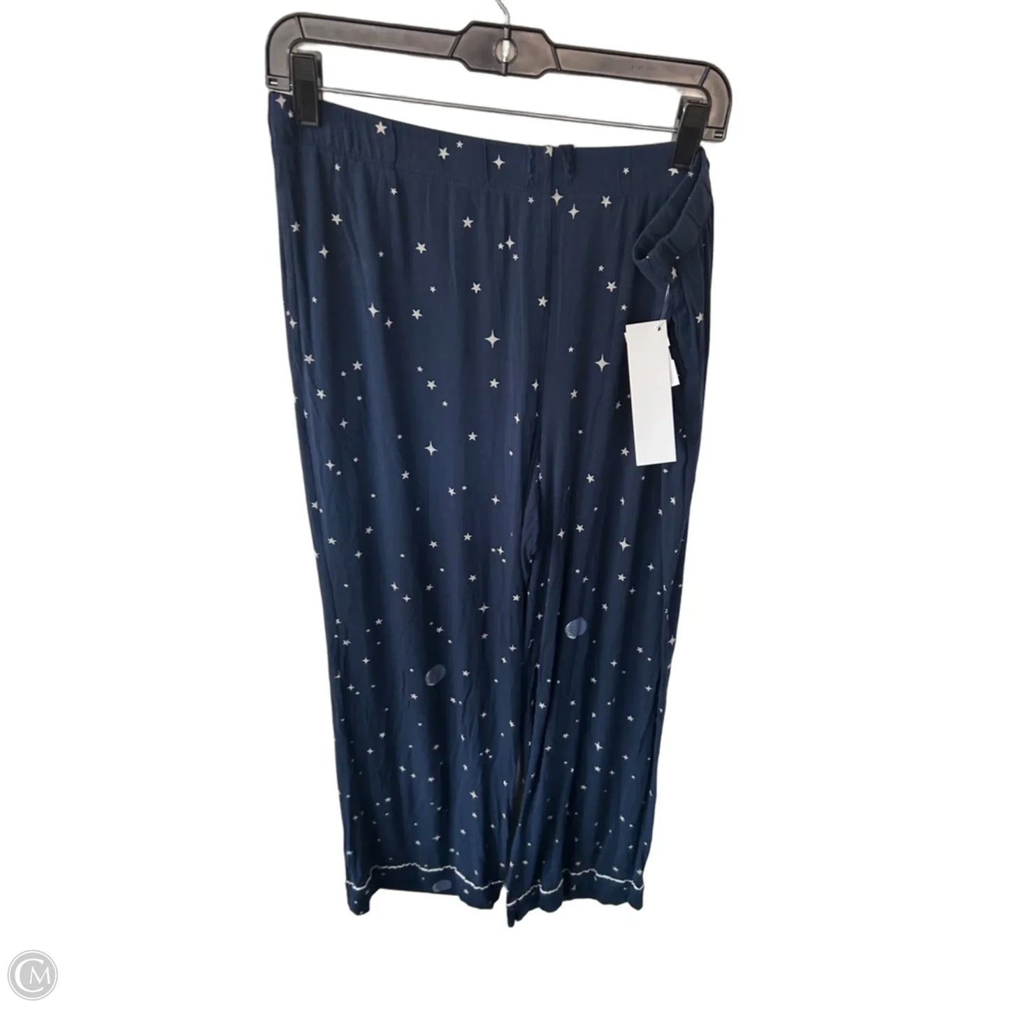 Pajamas 2pc By Victorias Secret In Blue & White, Size: L