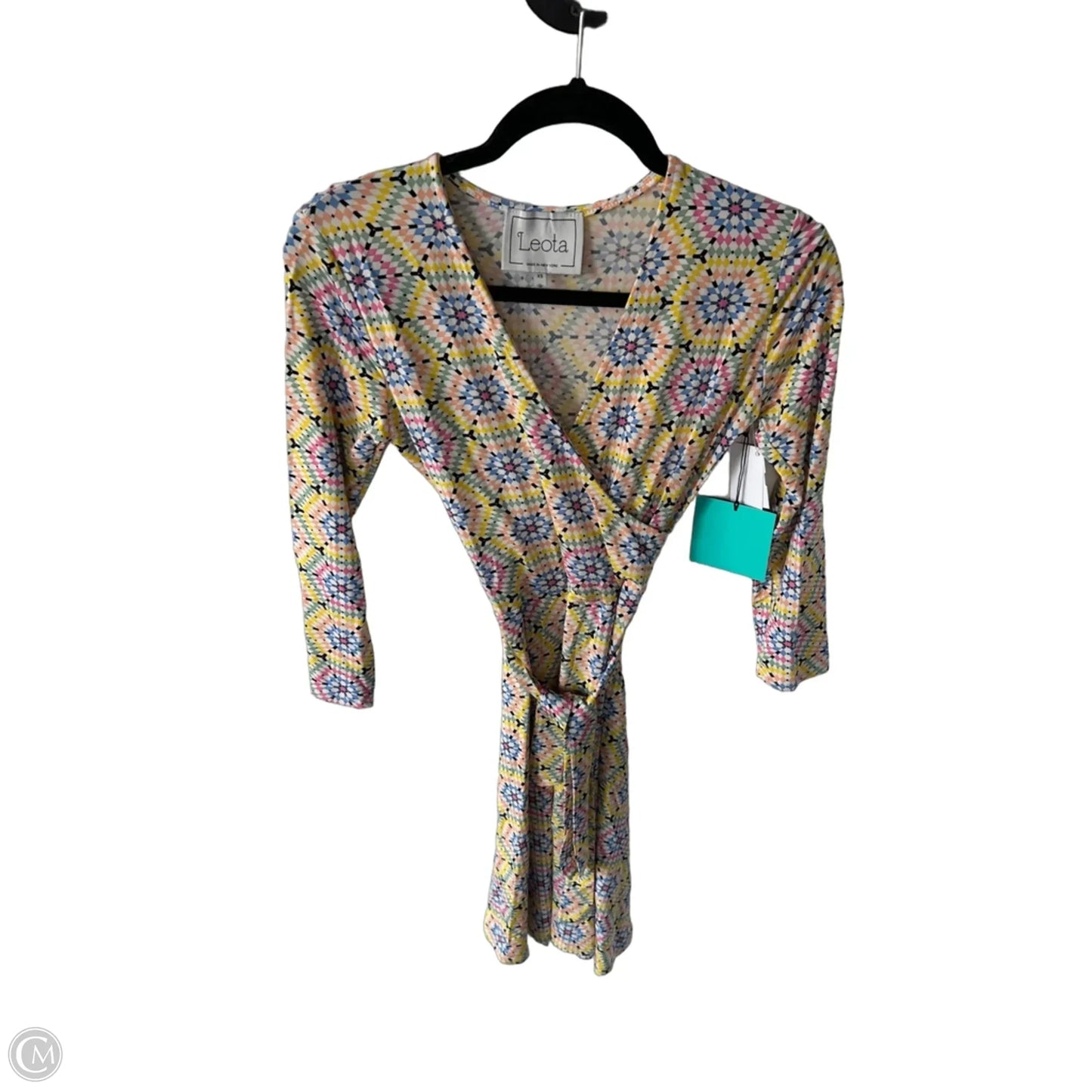 Dress Work By Leota In White & Yellow, Size: Xs