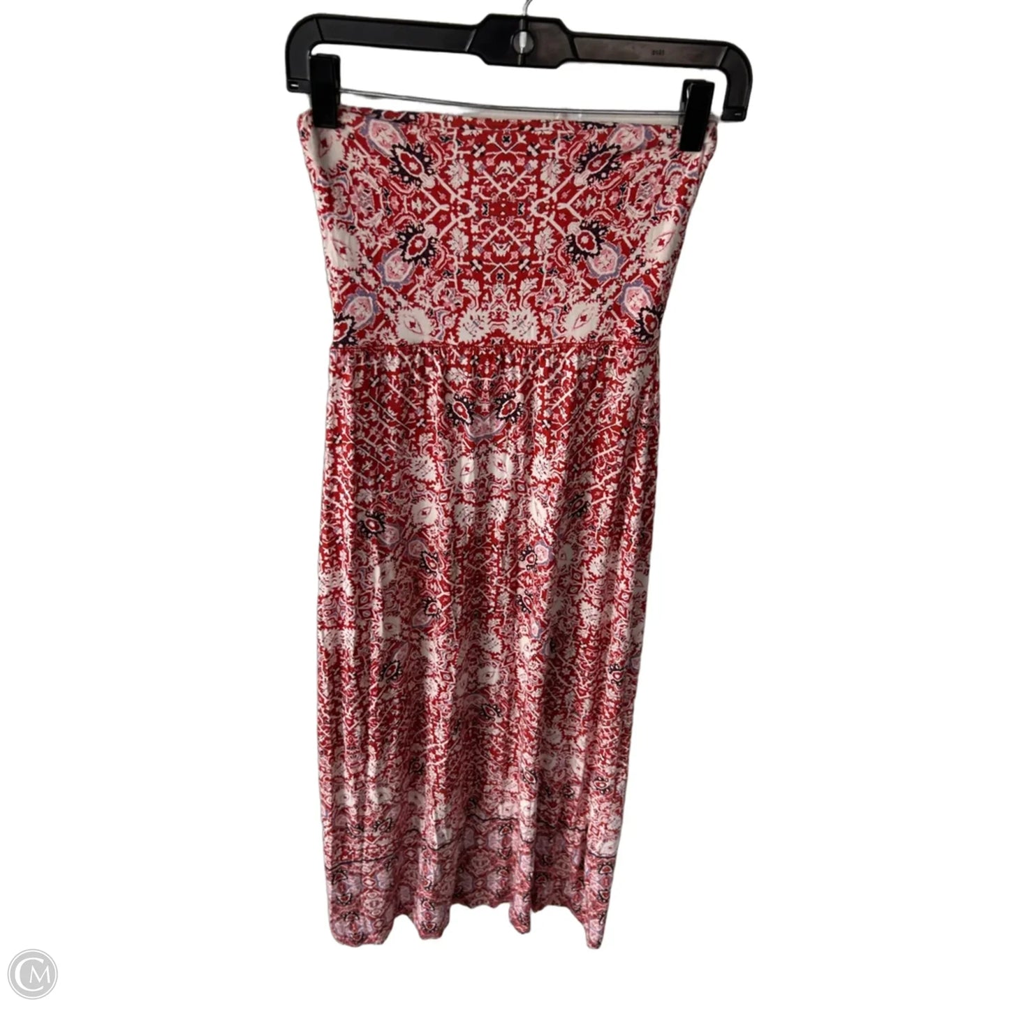 Skirt Maxi By Artisan Ny In Orange & White, Size: Xs