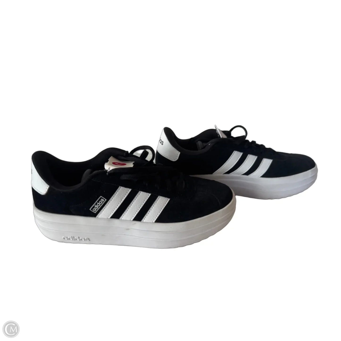 Shoes Sneakers By Adidas In Black & White, Size: 9