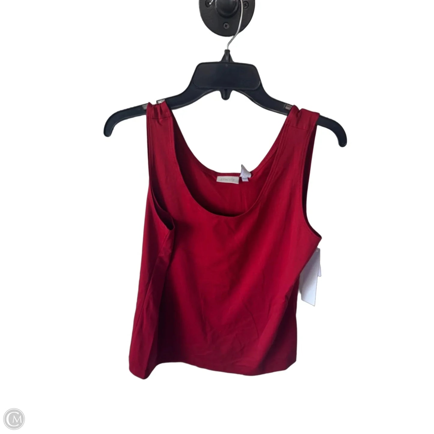 Top Sleeveless By Chicos In Red, Size: L
